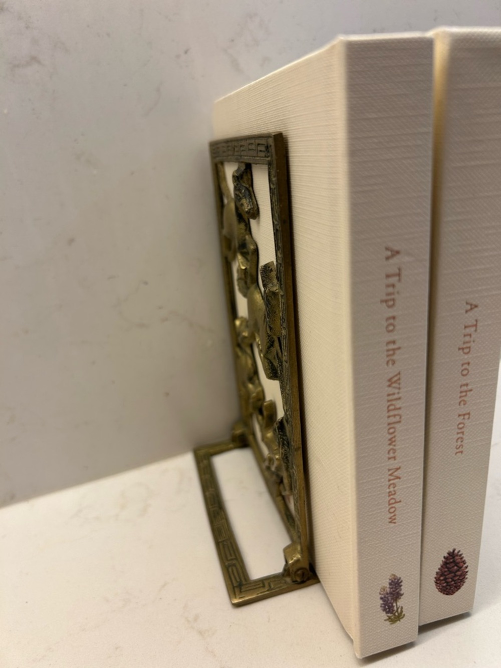 Vintage Brass Running Horses Bookend - Picture 5 of 5